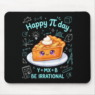Frohe Pi Tag Lustiger Mathelehrer Student Mathe Li Mousepad