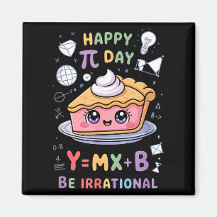 Frohe Pi-Tag-Pizza-Mathematik-Nerd-Lustiger-Lehrer Magnet