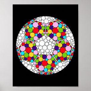 Frohe Punkt-Tag-Fußball-Polka-Punkt-Kunst-Schüleri Poster