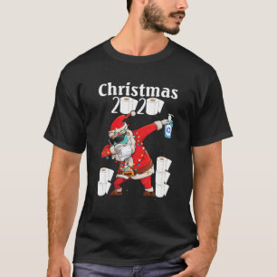 Frohe Quarantäne Weihnachten 2020 pajamas Familie T-Shirt