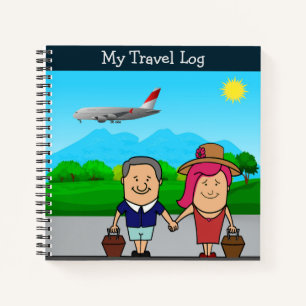Frohe Reise Notizbuch