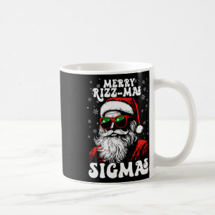 Frohe Rizz Weih Sigmas Lustiges Gen Alpha X-mas Sa Kaffeetasse