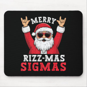 Frohe Rizzmas Sigmas Weihnachten Shirt für Junge Mousepad