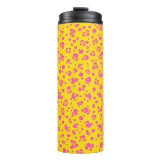 Frohe rosa Dots Sommertumbler - 16oz Thermosbecher