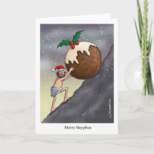 Frohe Sisyphus! Weihnachtskarte