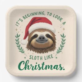 Frohe Slothmas, Pappteller