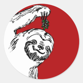 Frohe Slothmas Sticker für Ihre Slothmas Karten!