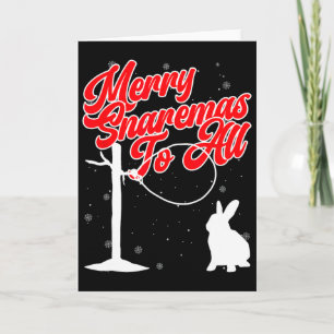Frohe Snaremas an Alle - Draht-Snare Weihnachten  Karte