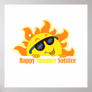frohe Sommersolstice 2024 Poster