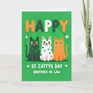 Frohe St. Cattys Tag Schwagerkarte Karte