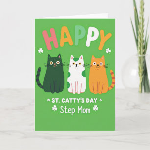 Frohe St. Cattys Tag Stiefmutter Karte