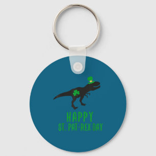 Frohe st. pat-rex tag st. patricks tag dinosaur schlüsselanhänger