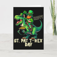 Frohe St. Pat Trex Tag Dinosaur Kleinkind Jungen S
