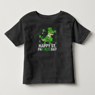 Frohe St Pat Trex Tag Dinosaur Kleinkind St Patric T-shirt