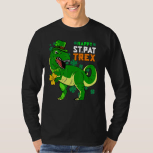 Frohe St Pat Trex Tag Sankt Patrick Dinosaurier Ju T-Shirt