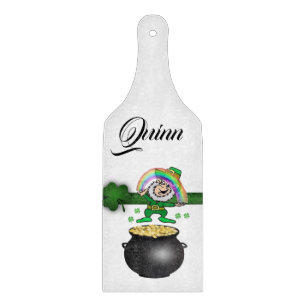 Frohe St. Patrick's Day Glas Schneidbrett Schneidebrett
