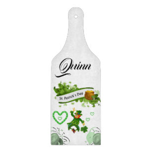 Frohe St. Patrick's Day Glas Schneidbrett Schneidebrett