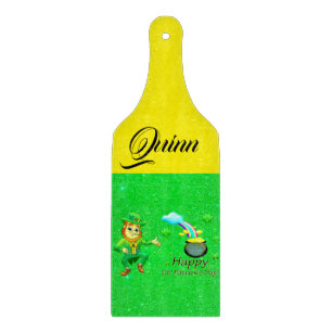 Frohe St. Patrick's Day Glas Schneidbrett Schneidebrett