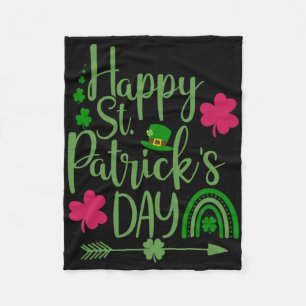 Frohe St. Patrick's Day Lustig Für Frauen  Fleecedecke