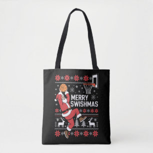 Frohe Swishmas Basketball hässliches Weihnachten X