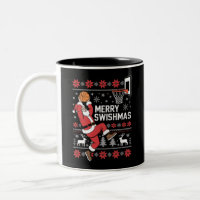 Frohe Swishmas Basketball hässliches Weihnachten X