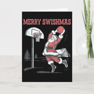 Frohe Swishmas X-mas Sketll hässlicher Weihnachtsp Karte