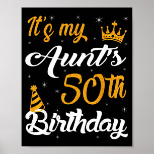 Frohe Tante wird 50 1975 50 Jahre alt Poster