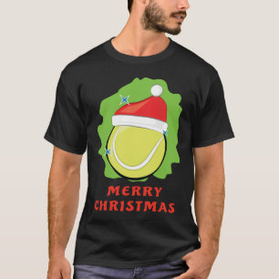 Frohe Tennis Weihnachten - Lustig T-Shirt