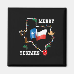 Frohe Texmas Texas Flag Weihnachten Weihnachten We Magnet