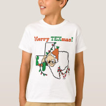 Frohe Texmas Weihnachts-T - Shirt