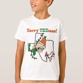 Frohe Texmas Weihnachts-T - Shirt