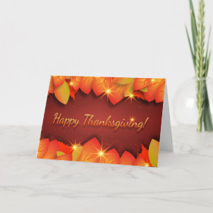 Frohe Thanksgiving-Grüße Ankündigung