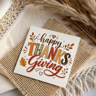 Frohe Thanksgiving-Grüße zum Danksagen