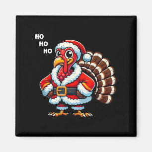 Frohe Thanksmas Erntedankfest Truthahn Weihnachten Magnet