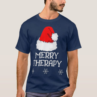 Frohe Therapie Weihnachten Physikalisch oder beruf T-Shirt