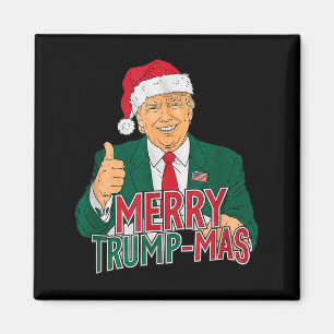 Frohe Trump-Weihnachten Lustige Trump Weihnachten Magnet