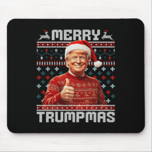 Frohe Trumpmas Santa Trump Weihnachten Pajamas Ugl Mousepad