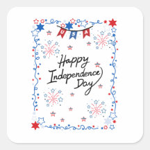 Frohe Unabhängigkeitstag-Grußkarte USA 4. Juli