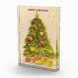 Frohe und gesegnete Weihnachten Fotoblock