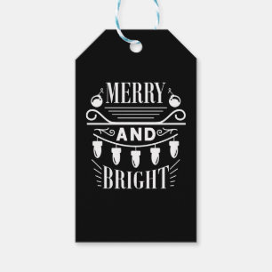 Frohe und helle Bulb Light Weihnachten Weihnachten Geschenkanhänger