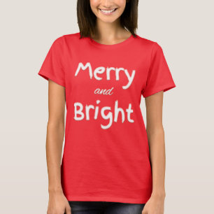 Frohe und helle einzigartige Weihnachten T-Shirt