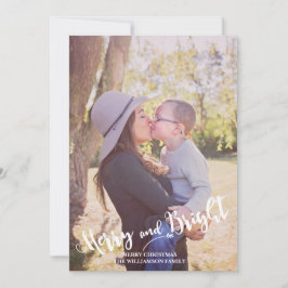 Frohe und helle Rot Grün Foto Weihnachten