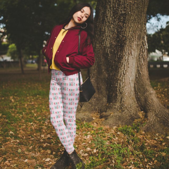 Frohe und helle Weihnachten Leggings (Von Creator hochgeladen)