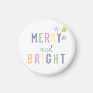 Frohe und helle Weihnachten Magnet