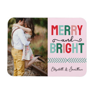 Frohe und helle Weihnachten Magnet