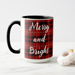 Frohe und helle Weihnachten personalisierte Mug Tasse
