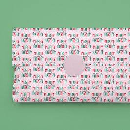 Frohe und helle Weihnachten Seidenpapier