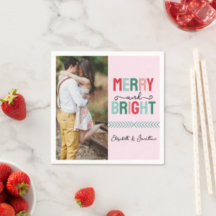 Frohe und helle Weihnachten Serviette
