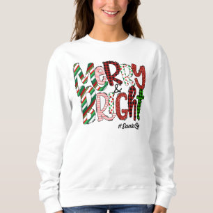 Frohe und helle Weihnachten Sweatshirt
