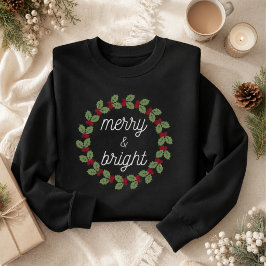 Frohe und helle Weihnachten Sweatshirt